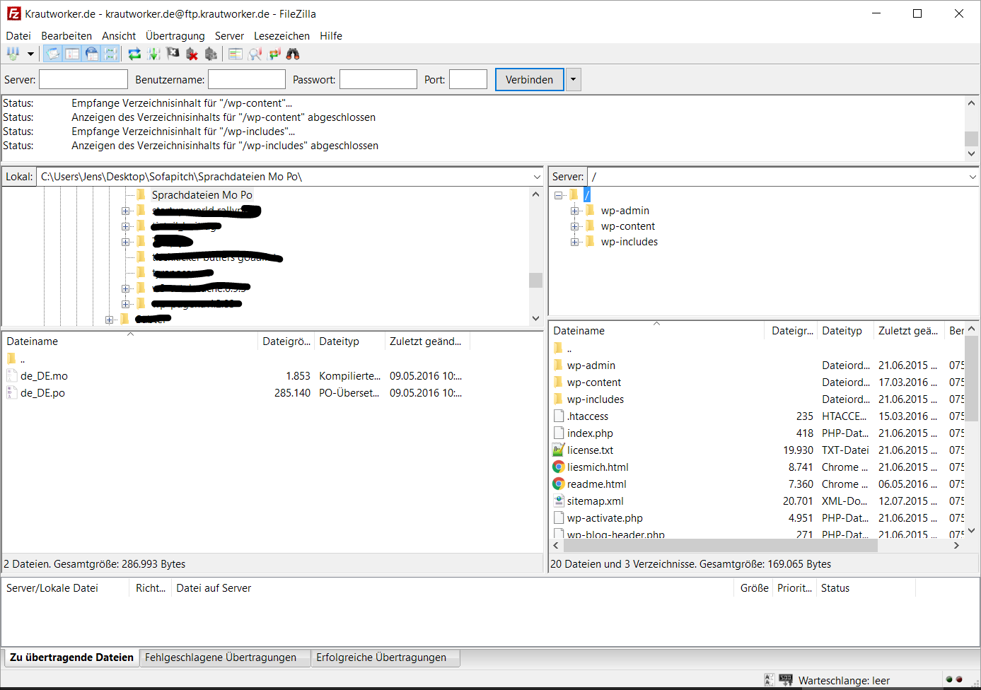 filezilla-wordpress-migration